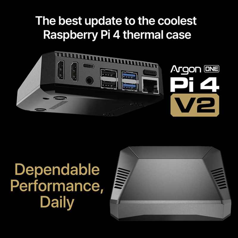 Argon 1 V2 Dành Cho Raspberry  - đánh giá và giá Argon One V3 M.2 Nvme Case