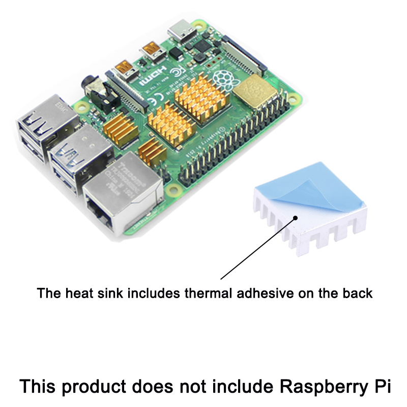 GPUHOLD Chipset Cooler 4pcs/5p - đánh giá và giá Raspberry Pi Water Cooling Kit